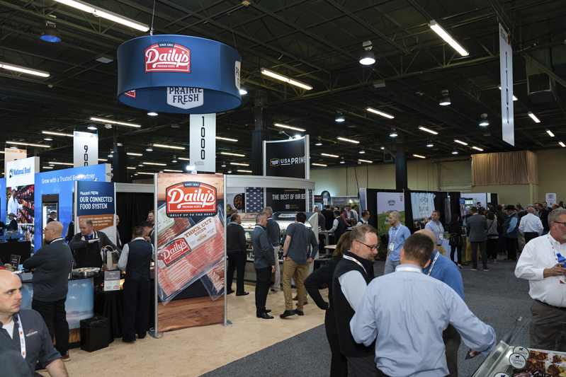 exhibit hall at conference