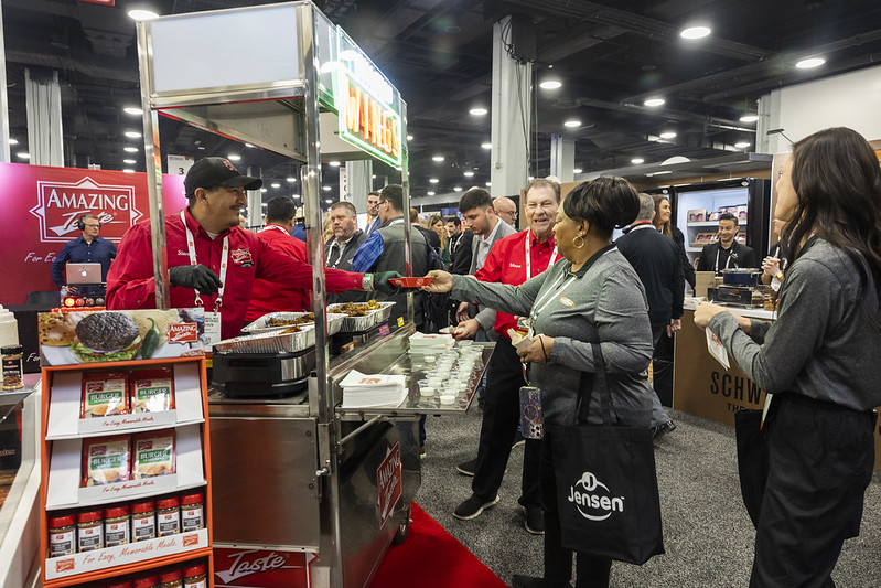 exhibit hall at conference