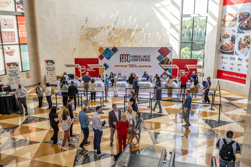 Entry hall of Annual Meat Conference