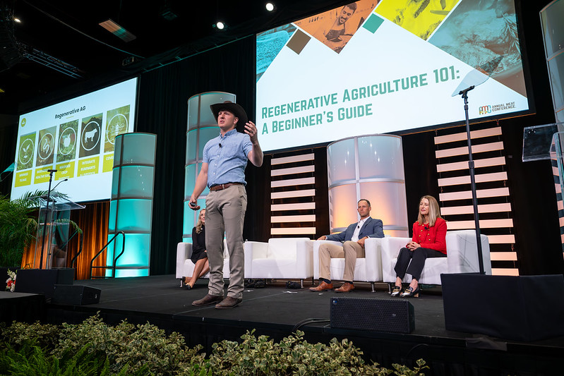 Speaker presenting at Annual Meat Conference